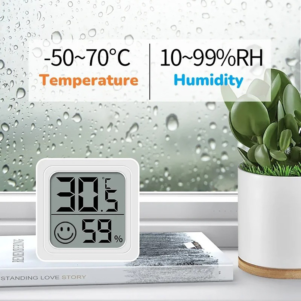 Portable LCD Digital Thermomet - Weather Station Indoor 评论和价格