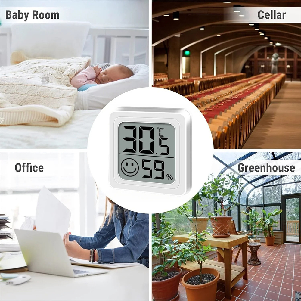 Portable LCD Digital Thermomet - Weather Station Indoor 评论和价格