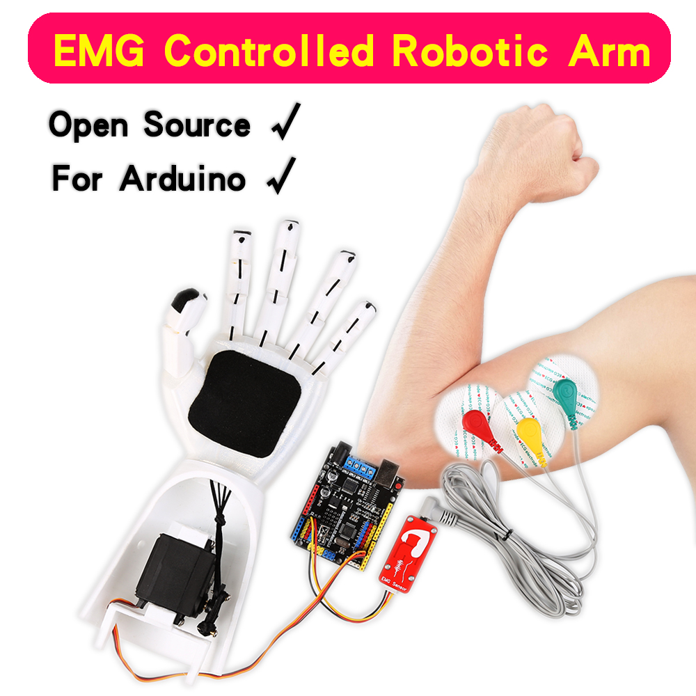 EMG Sensor Robotic Arm Electri - Science Robot 评论和价格