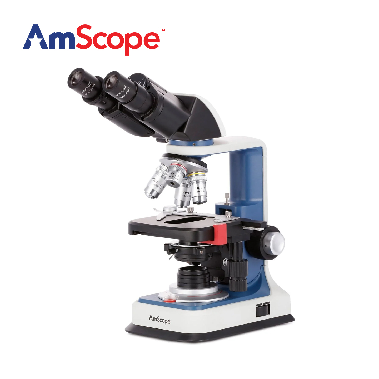 AmScope 40X-2500X Student Bino - Microscope Compound 40X 评论和价格