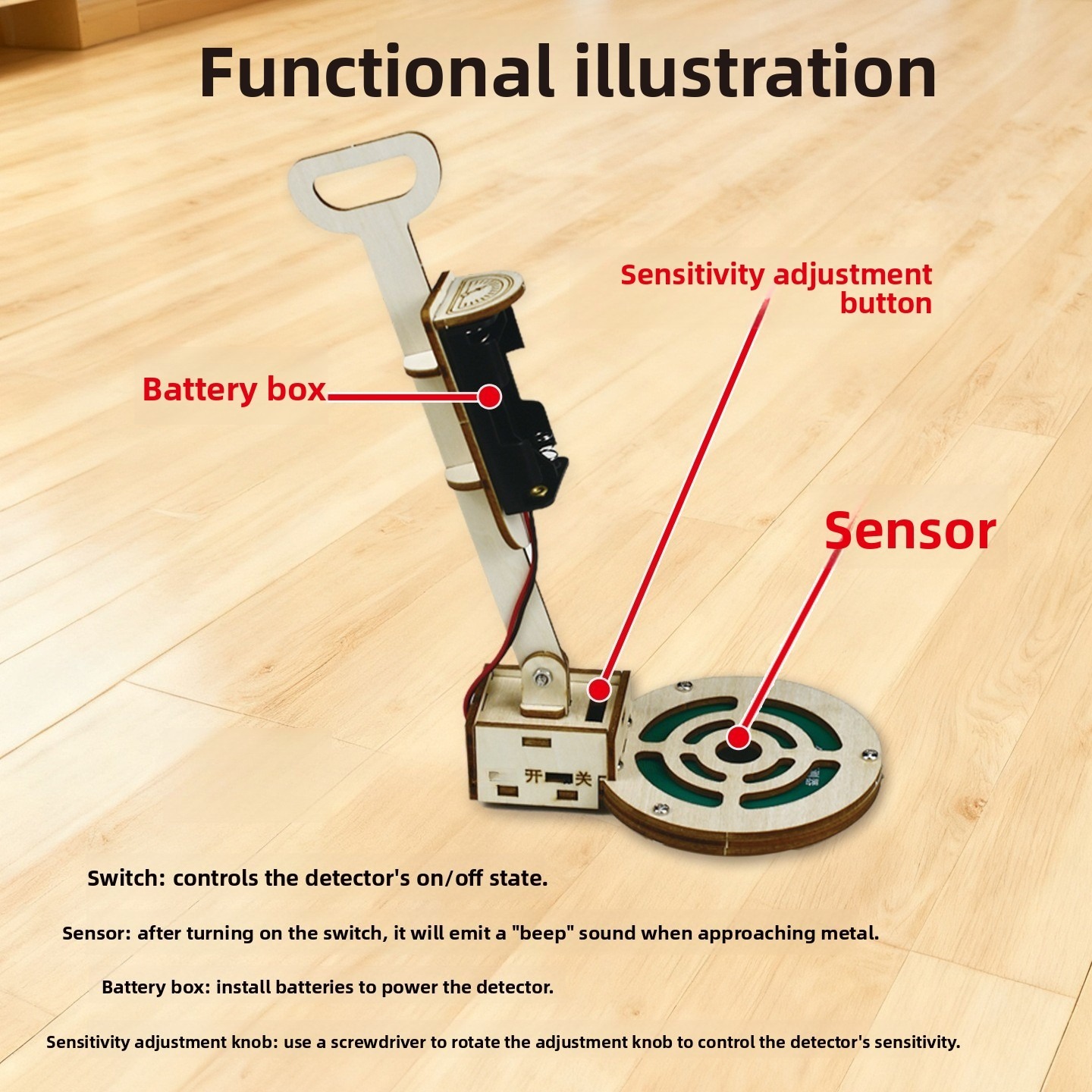 DIY Metal Detector Assembly Sc - Science Hobby Kit 评论和价格