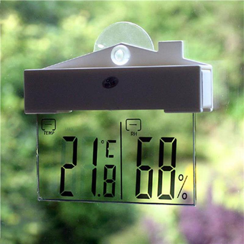 Digital Window Thermometer Hyd - Weather Station Indoor 评论和价格