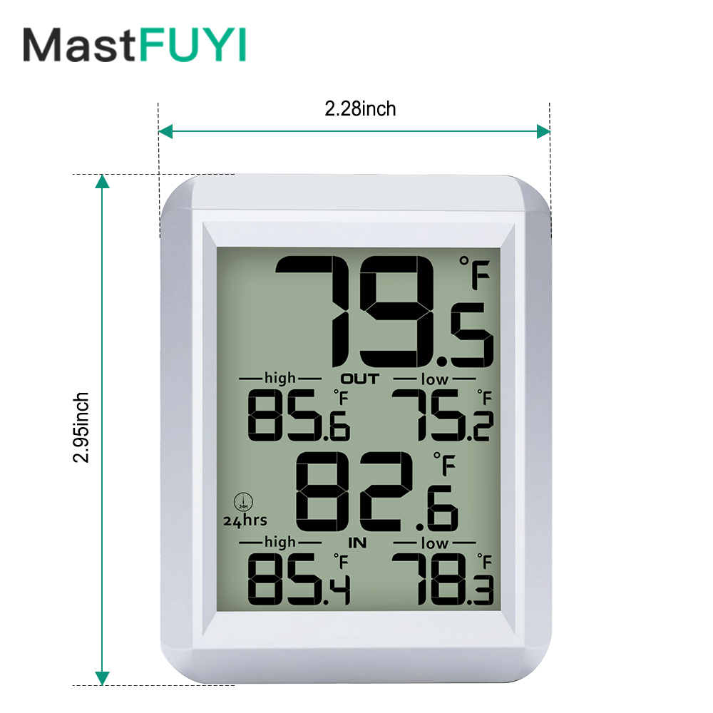 MASTFUYI Digital Thermometer I - Weather Station Indoor 评论和价格