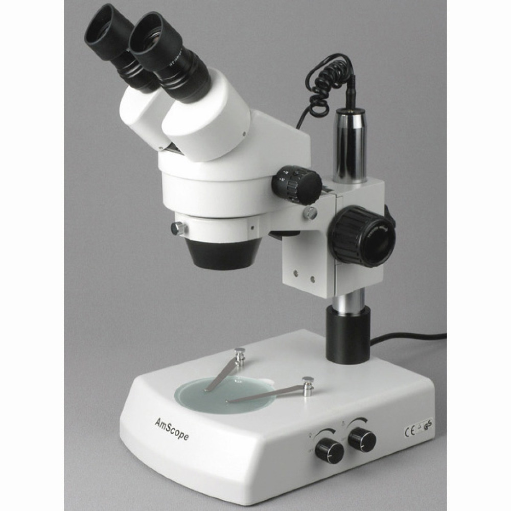 Binocular Stereo Zoom Microsco - Amscope Microscope Stereo 7X-45X 评论和价格