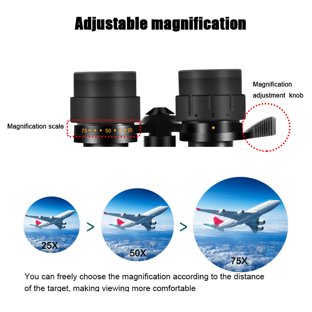 BORWOLF 25-75X70 ED High Magni - National Geographic Telescope 70Mm 评论和价格