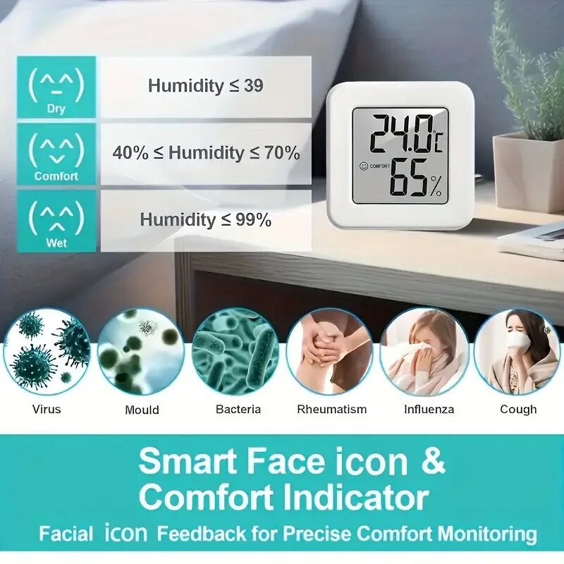 Digital Hygrometer Thermometer - Weather Station Indoor 评论和价格
