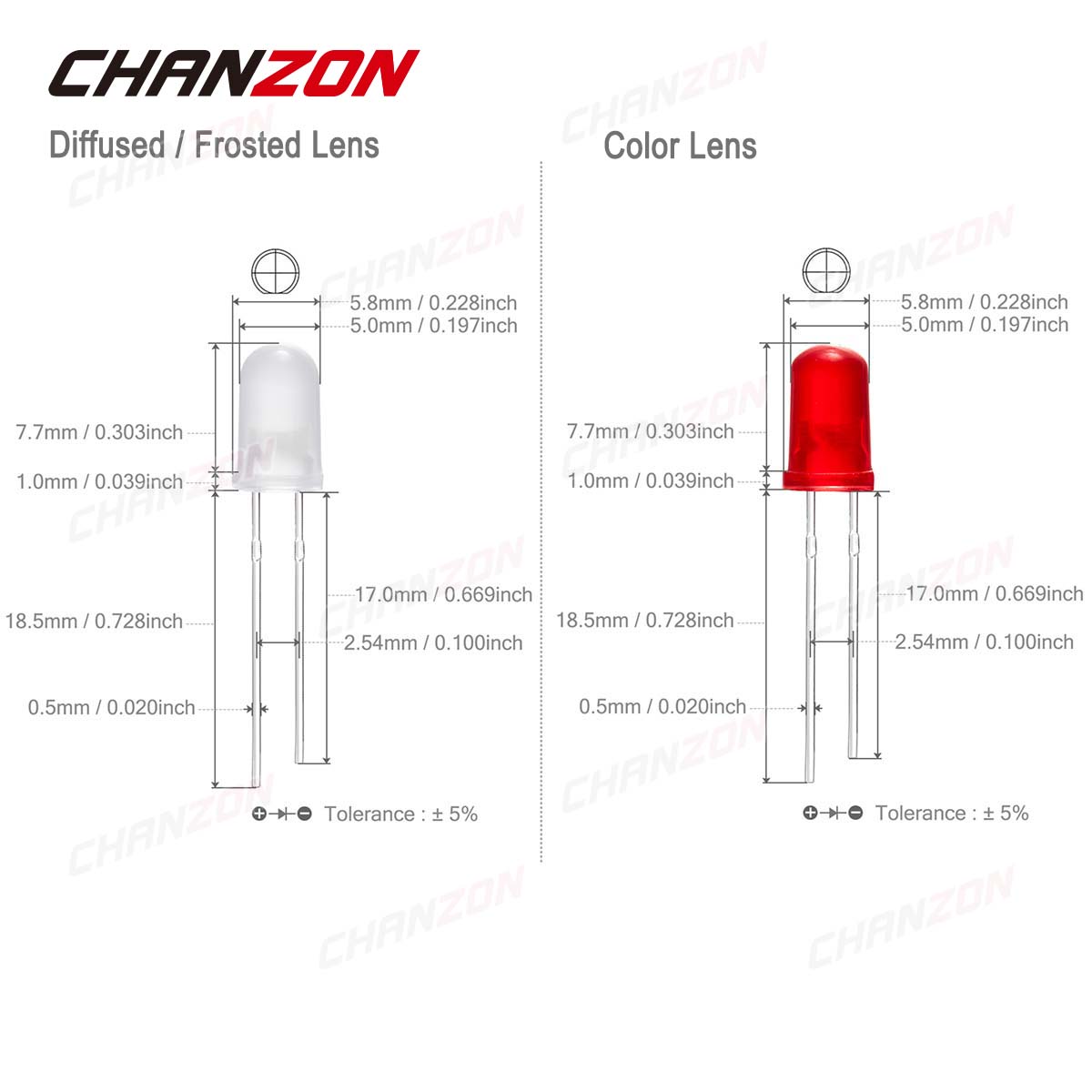 5mm Diffused LED Diode Kit Lam - Science Hobby Kit 评论和价格