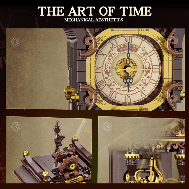 Steampunk Style Mechanical Clo - Solar System Orrery 评论和价格