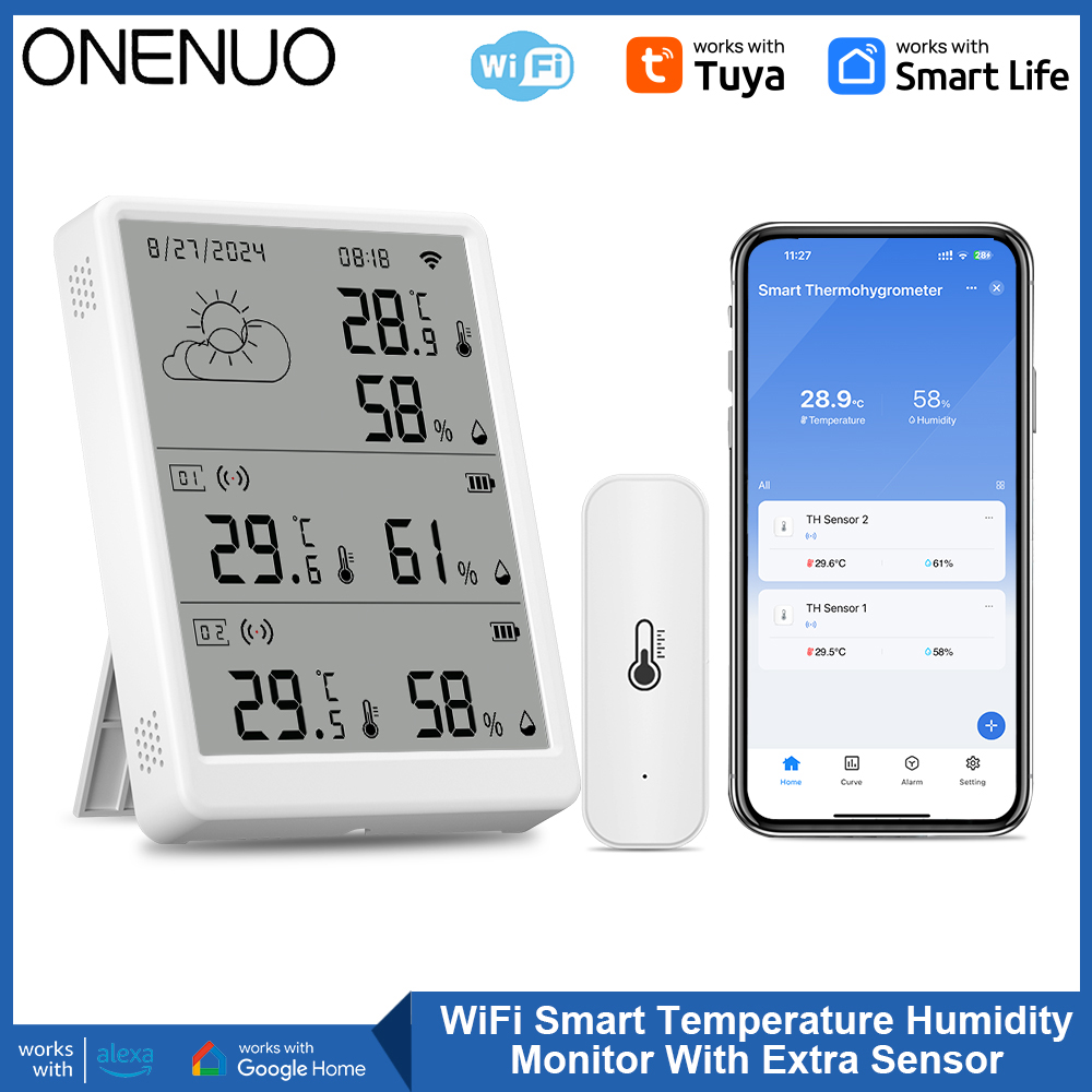 Tuya WiFi Weather Station Temp - Weather Station Indoor 评论和价格