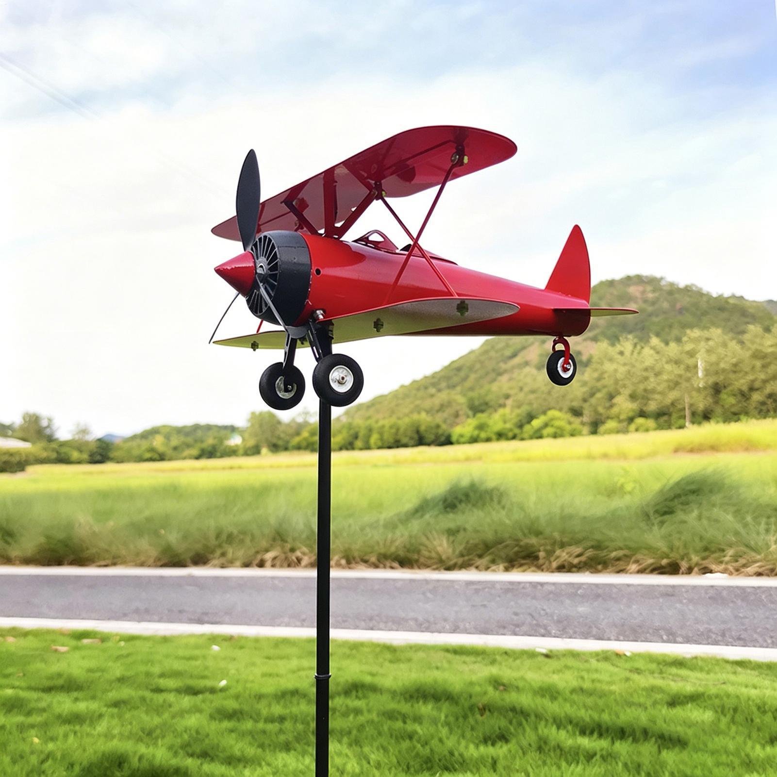 Airplane Weathervane Metal Win - Anemometer Wind Speed 评论和价格