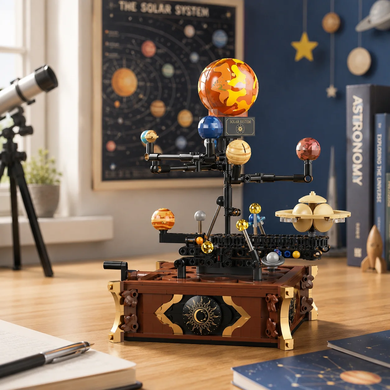 697pcs Classic Space Solar Sys - Solar System Orrery 评论和价格
