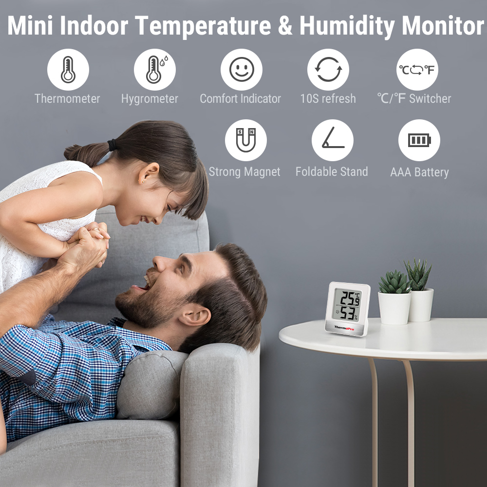ThermoPro TP49 Mini Weather St - Weather Station Indoor 评论和价格