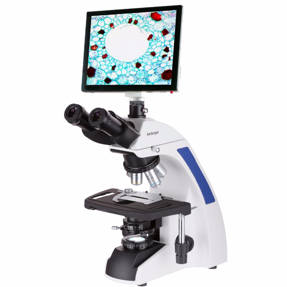 AmScope T720 Series Trinocular - Amscope Microscope Compound 40X-1000X 评论和价格
