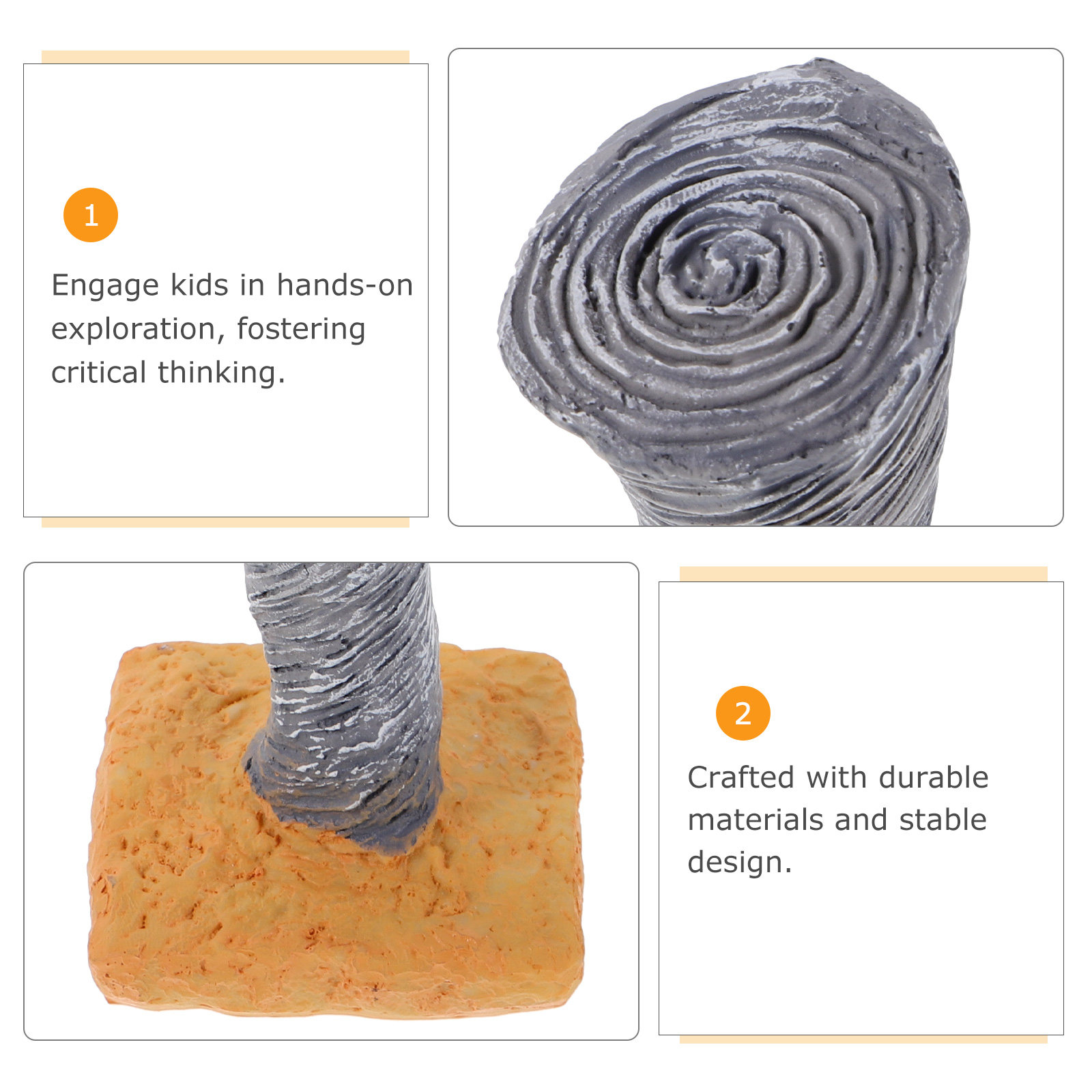2Pcs Natural Disaster Educatio - Volcano Kit Eruption 评论和价格