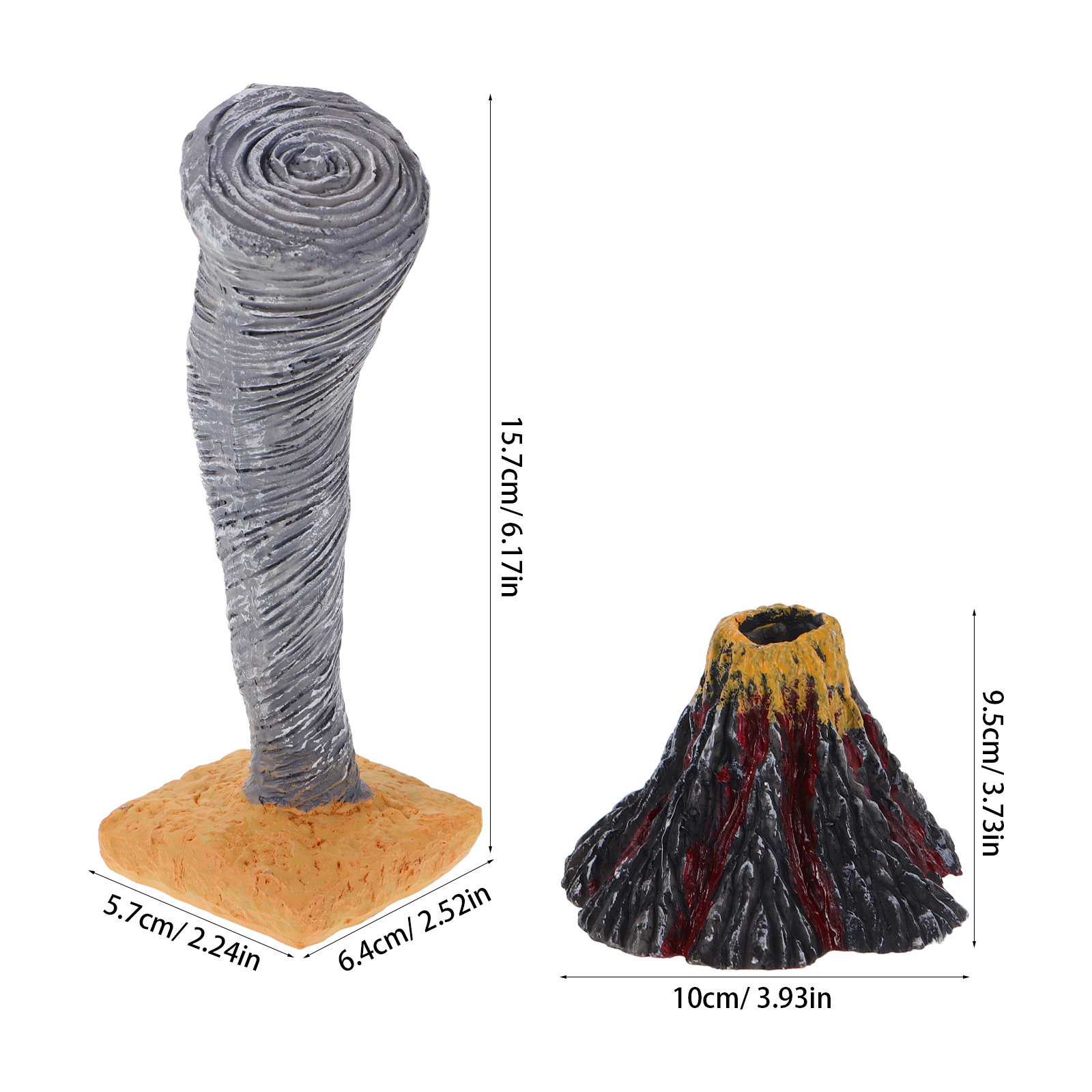 2Pcs Natural Disaster Educatio - Volcano Kit Eruption 评论和价格
