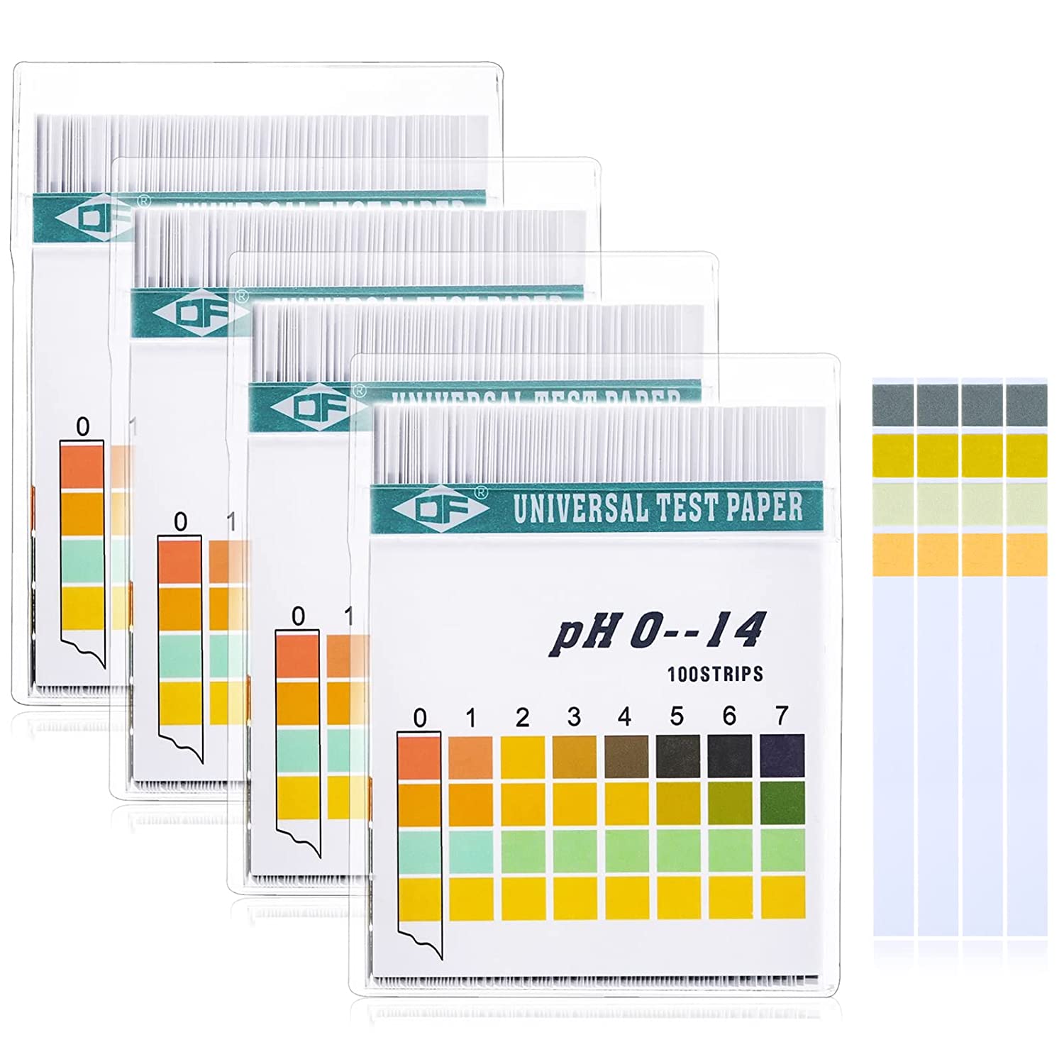 100 Strips 0-14 PH Alkaline Ac - Water Testing Kit 评论和价格