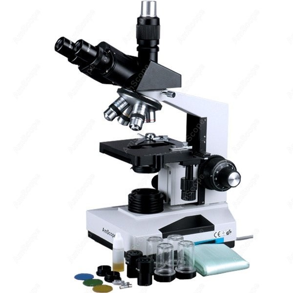AmScope T490 Series Simul-Foca - Microscope Compound 40X 评论和价格