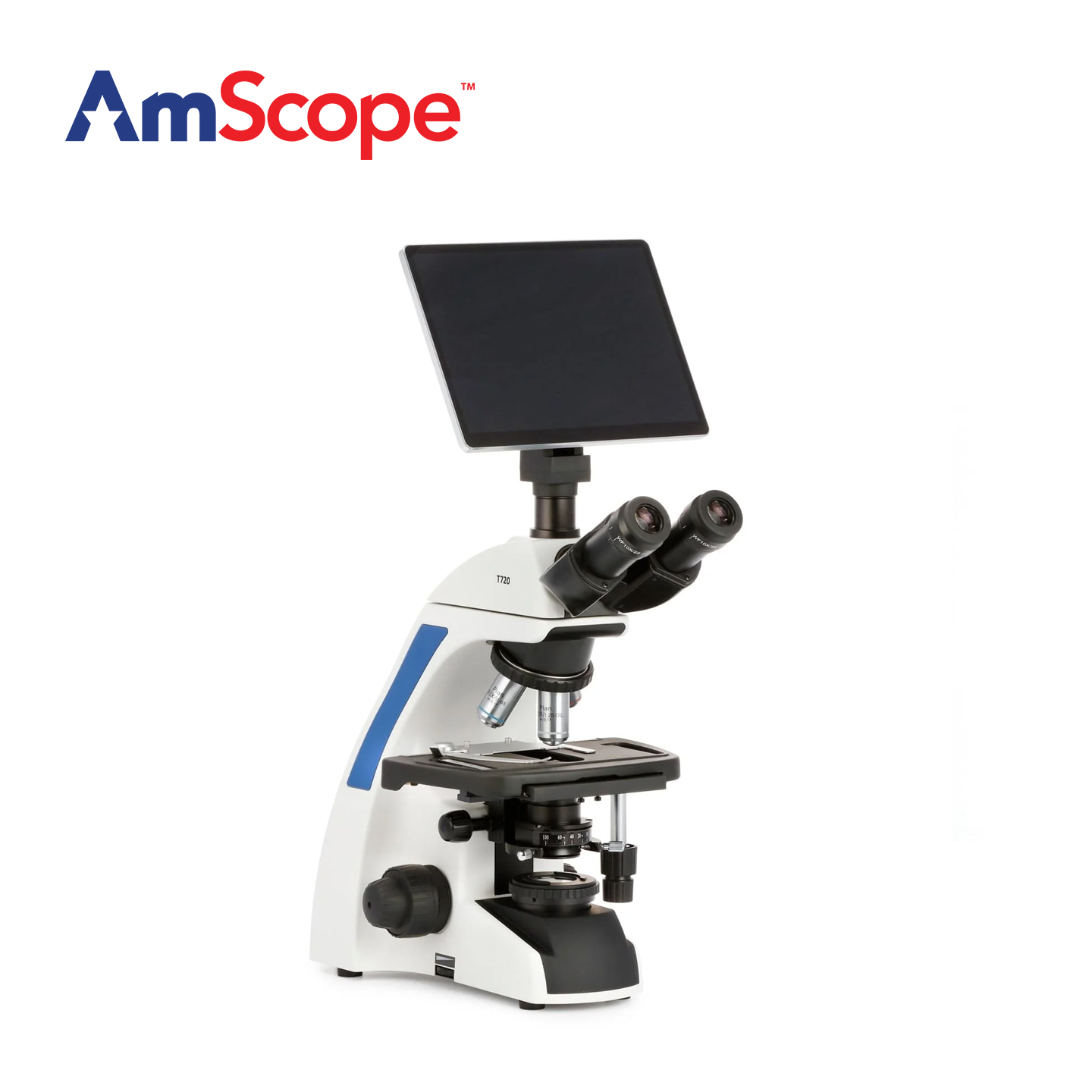 AmScope T720 Series Trinocular - Amscope Microscope Compound 40X-1000X 评论和价格