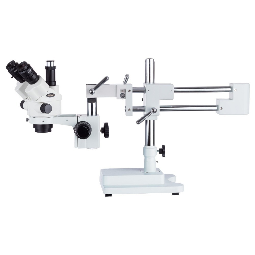 AmScope SM-4 Series Simul-Foca - Amscope Microscope Stereo 7X-45X 评论和价格