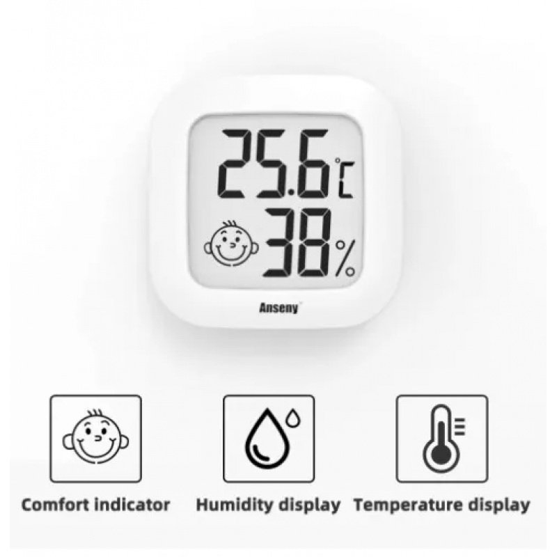 LCD Digital Thermometer Hygrom - Weather Station Indoor 评论和价格