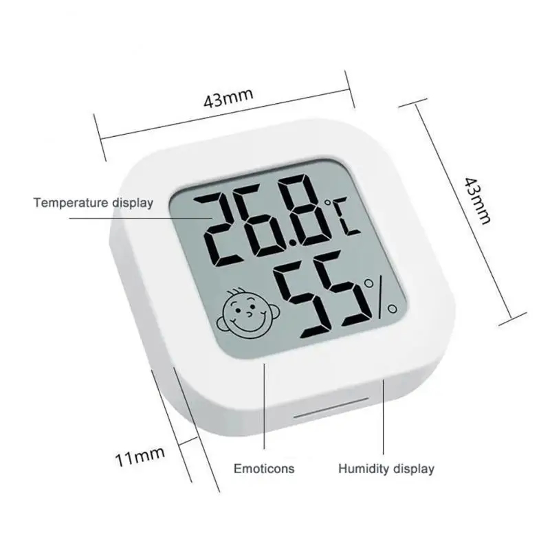 LCD Digital Thermometer Hygrom - Weather Station Indoor 评论和价格