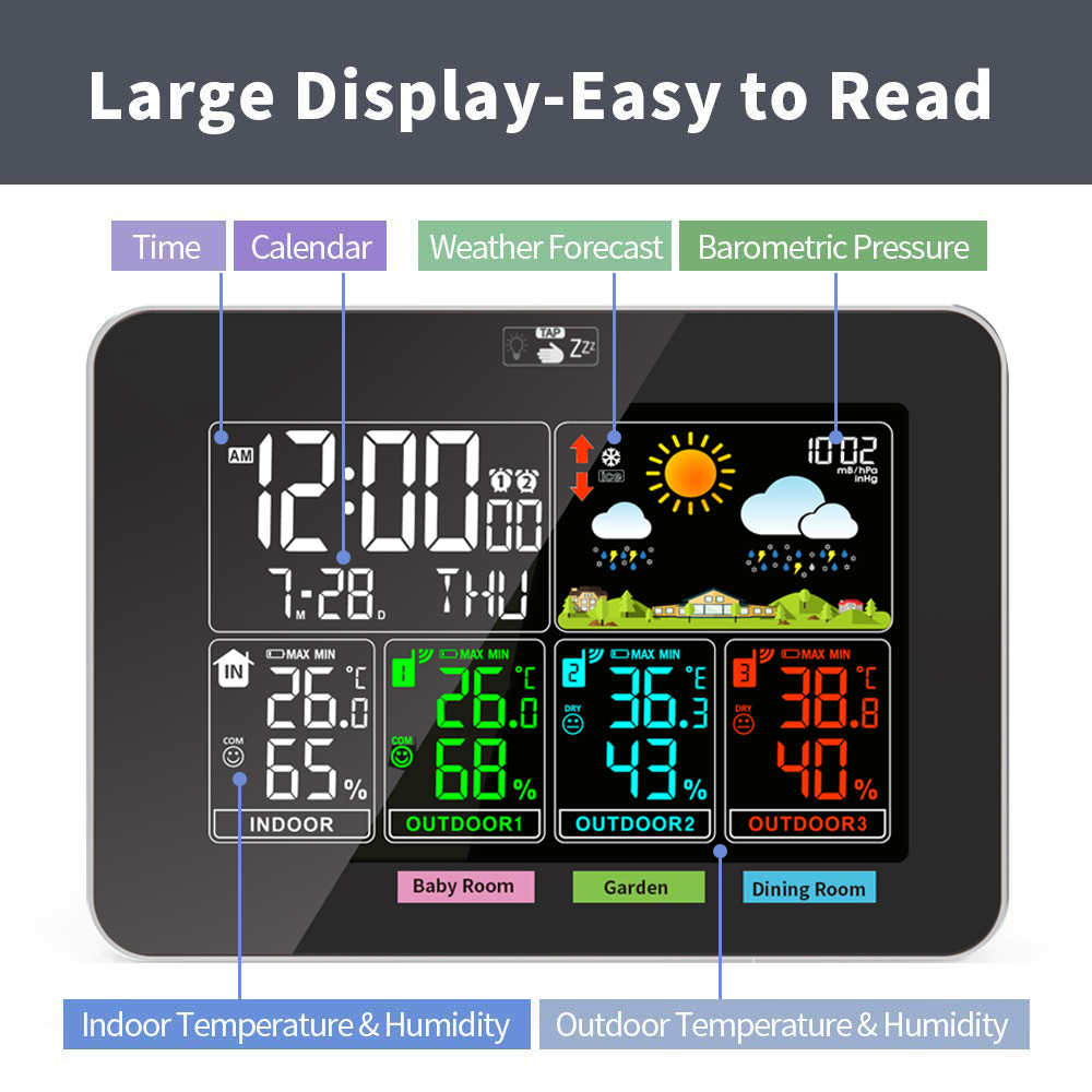 Weather Stations Wireless Indo - Weather Station Indoor 评论和价格