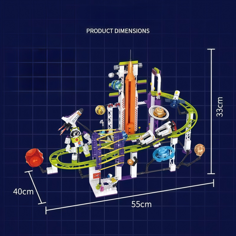 Space-Themed Roller Coaster Bu - Solar System Orrery 评论和价格