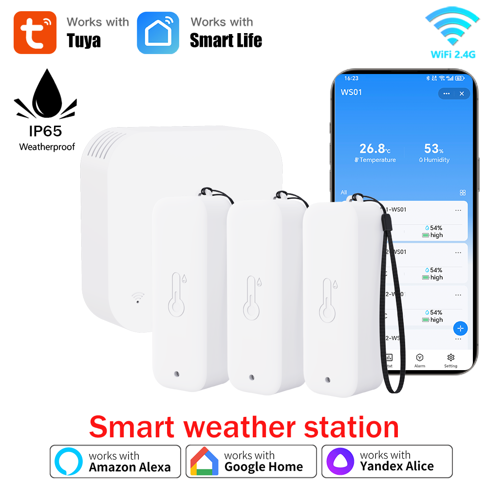 Tuya WIFI Smart Weather Statio - Weather Station Indoor 评论和价格