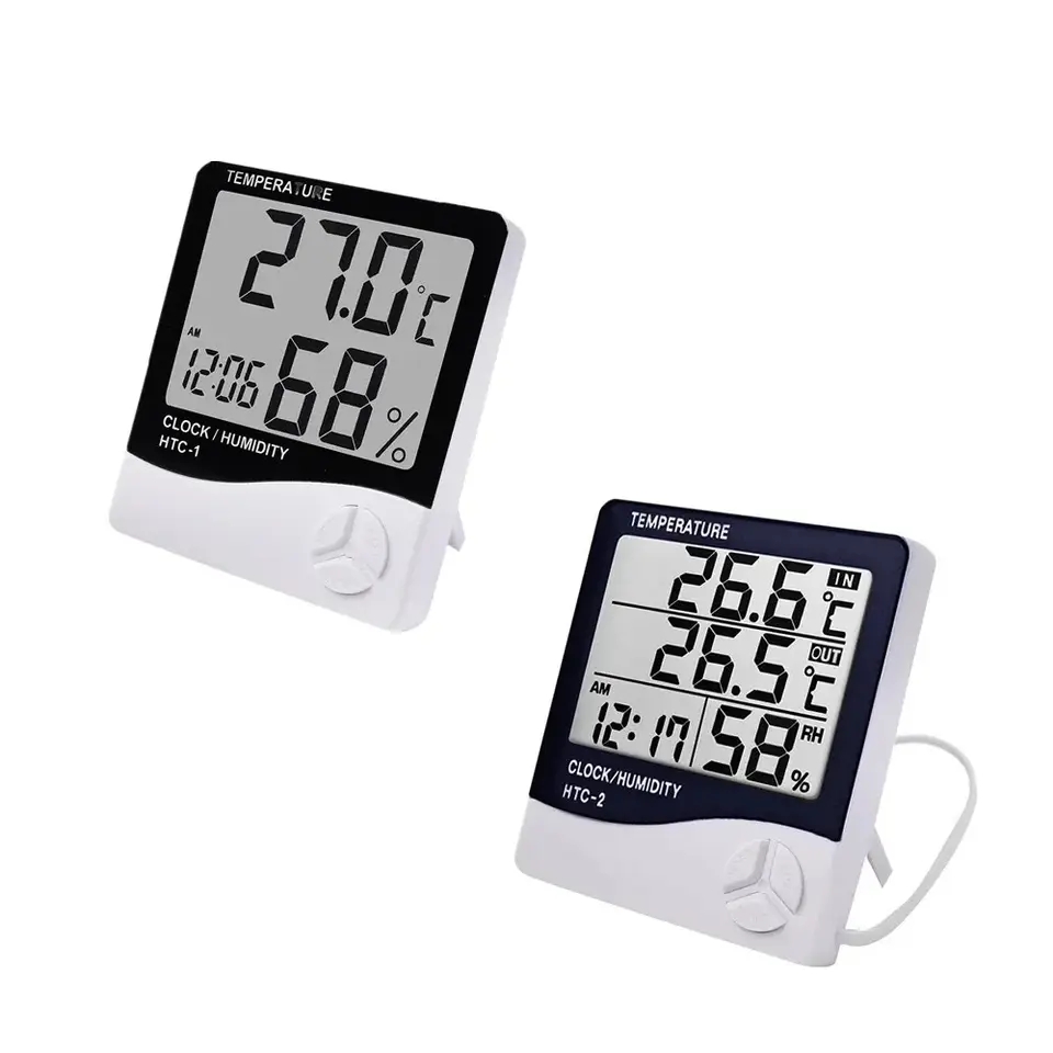 Indoor LCD Digital Thermometer - Weather Station Indoor 评论和价格