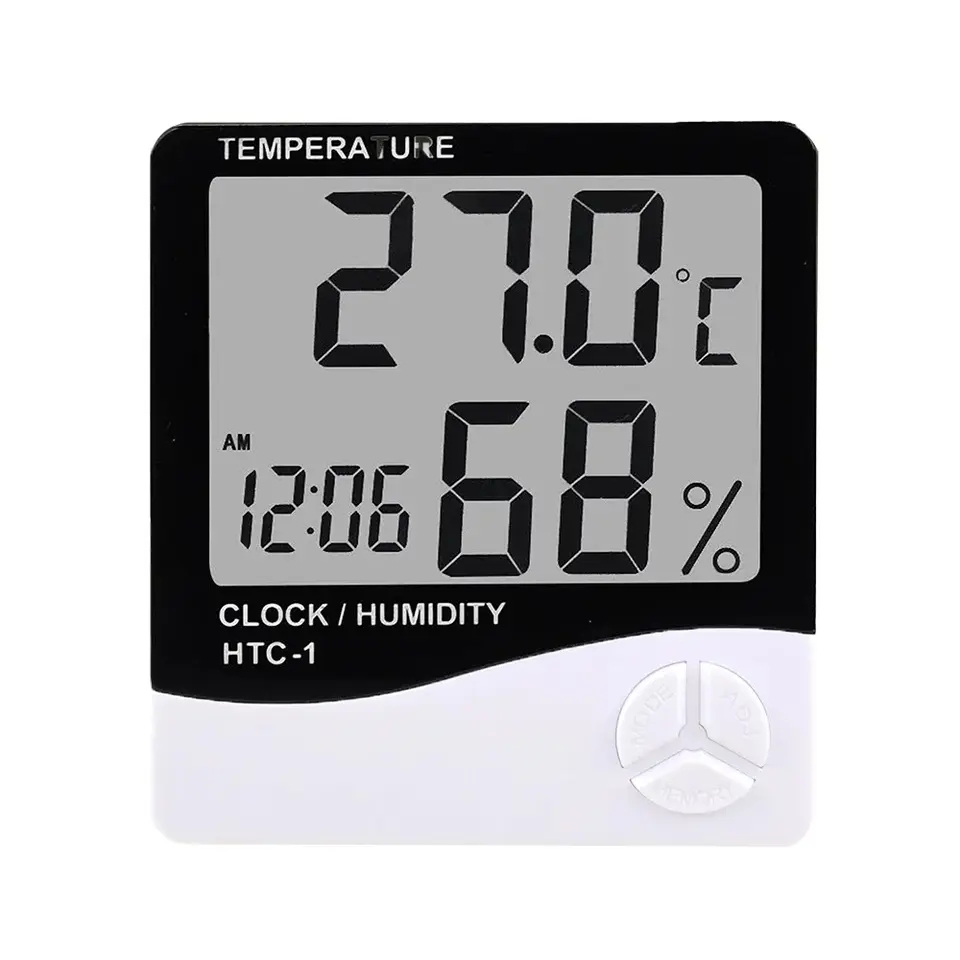 Indoor LCD Digital Thermometer - Weather Station Indoor 评论和价格