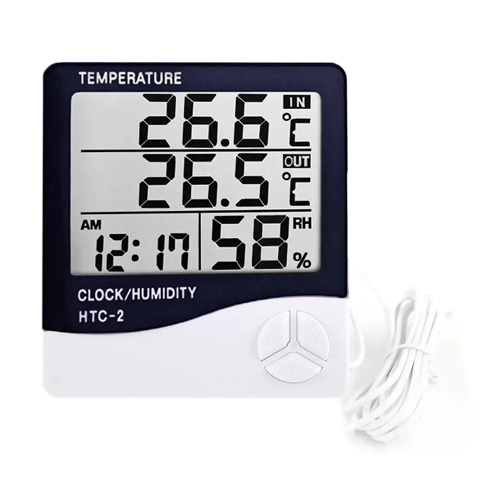 Indoor LCD Digital Thermometer - Weather Station Indoor 评论和价格