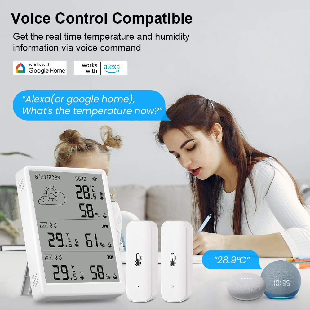 SMATRUL Tuya WiFi High Precisi - Weather Station Indoor 评论和价格