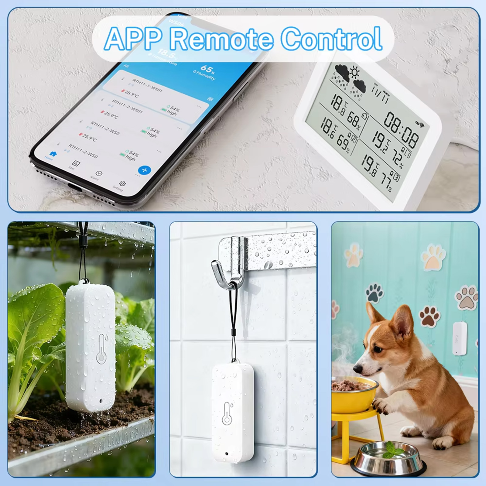 Tuya WiFi+RF433 Weather Statio - Weather Station Indoor 评论和价格