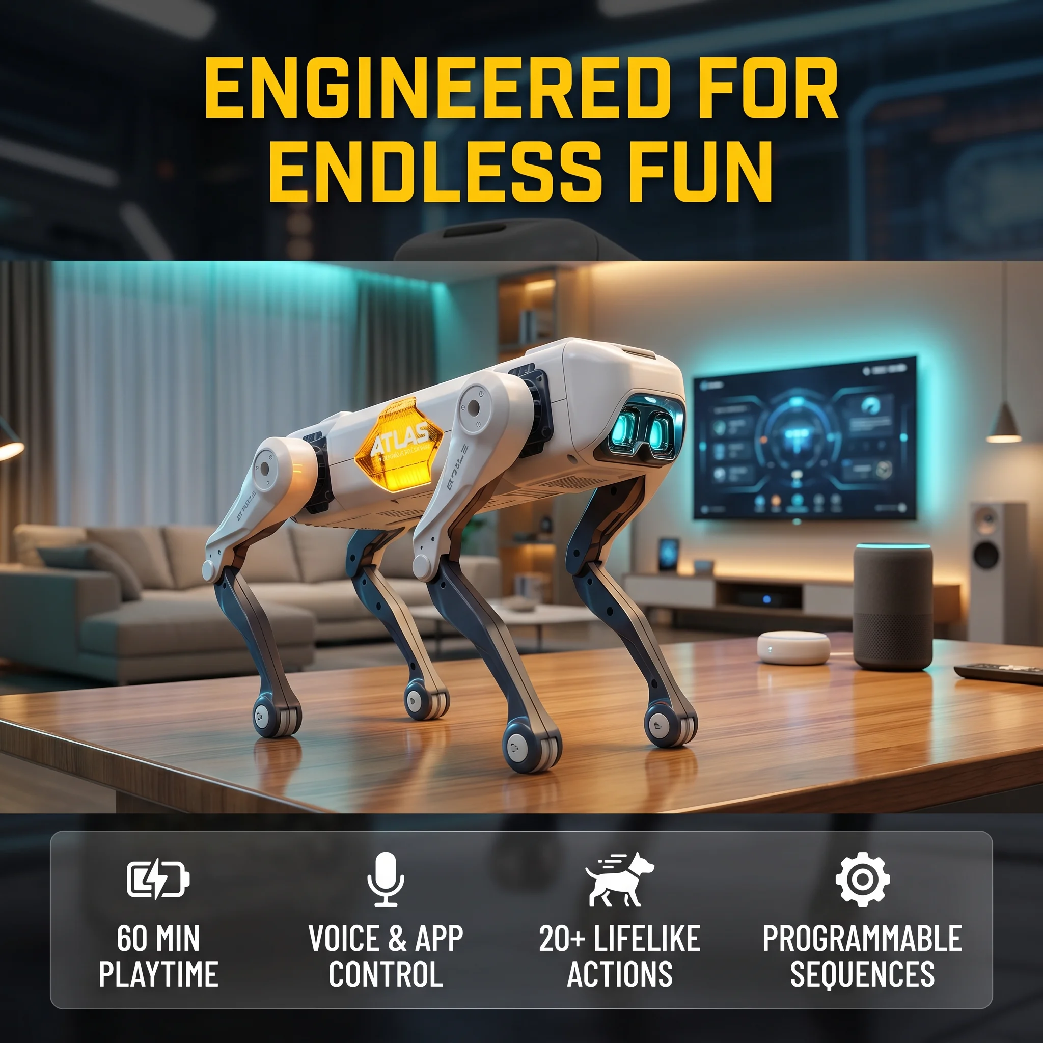 AI Smart Robot Dog, Voice & AP - Science Robot 评论和价格