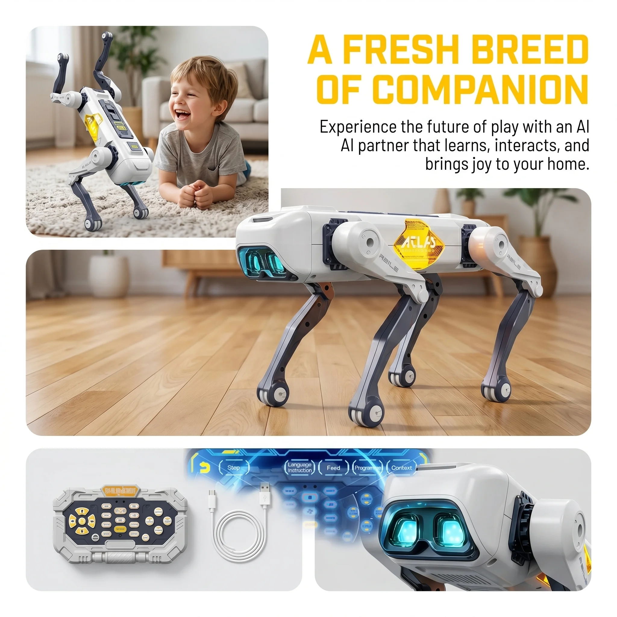 AI Smart Robot Dog, Voice & AP - Science Robot 评论和价格