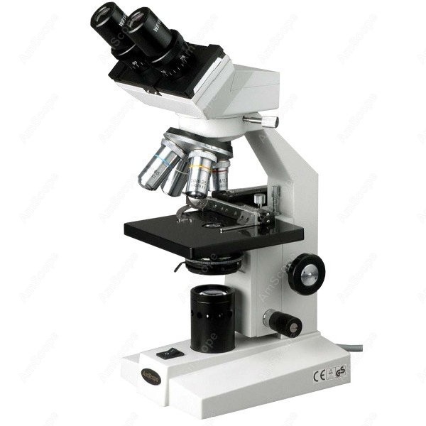 AmScope B100 Series Biological - Amscope Microscope Compound 40X-1000X 评论和价格