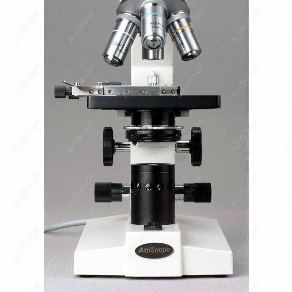 AmScope B100 Series Biological - Amscope Microscope Compound 40X-1000X 评论和价格