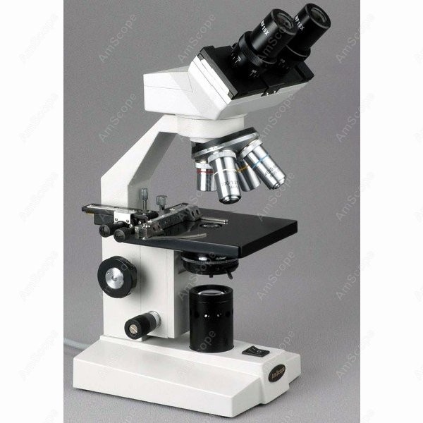AmScope B100 Series Biological - Amscope Microscope Compound 40X-1000X 评论和价格
