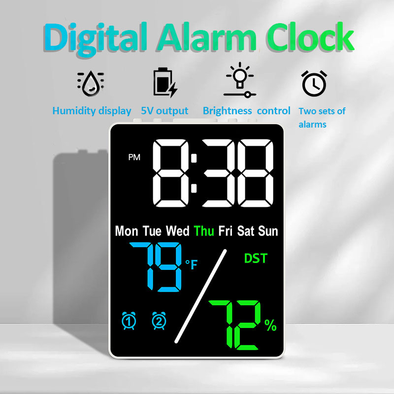 Multifunctional Large Screen D - Weather Station Indoor 评论和价格